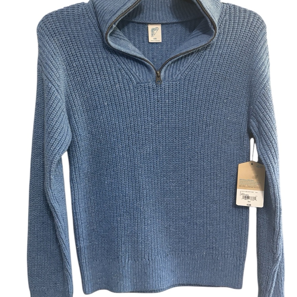 Cozy Blue Turtleneck Sweater